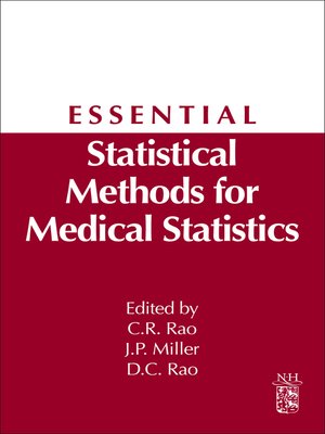 cover image of Essential Statistical Methods for Medical Statistics
